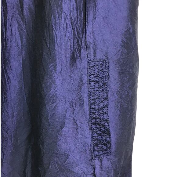 Calypso St. Barth Dress Womens Sz XS Navy Blue Silk Sleeveless VNeck Beach Pool - Picture 8 of 10